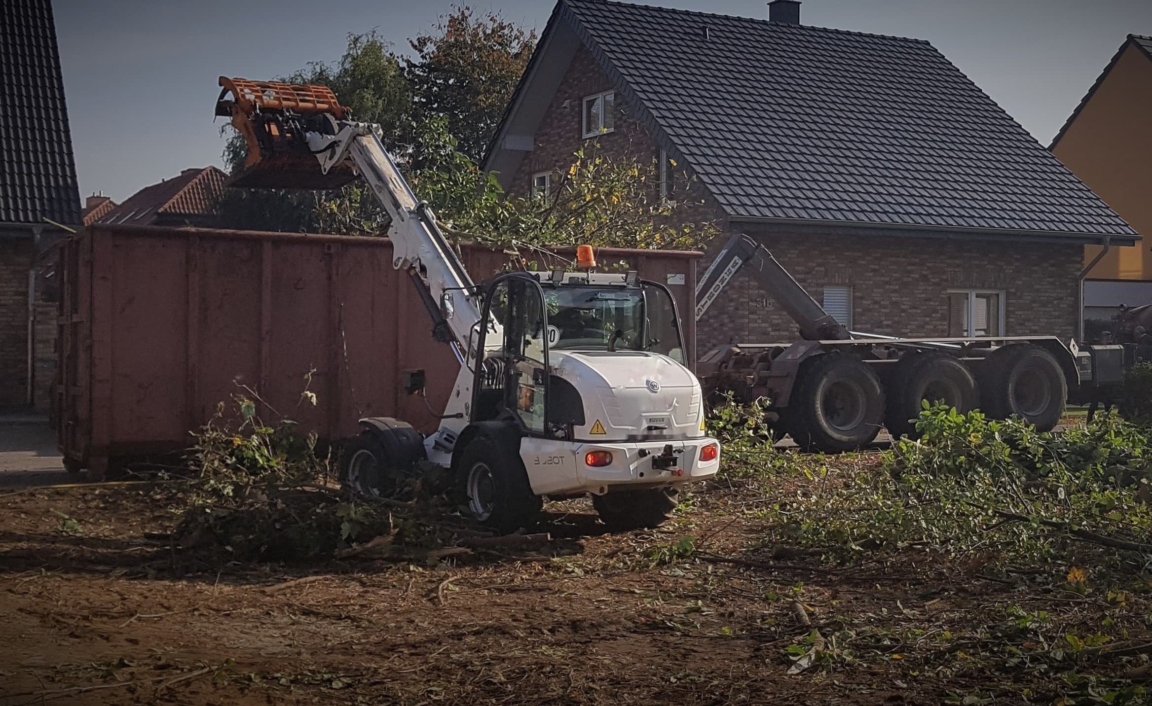 Geräumtes Grundstück
